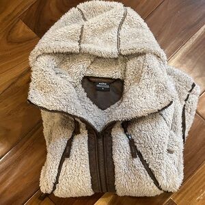 Kuhl Cream and Brown Ski Jacket